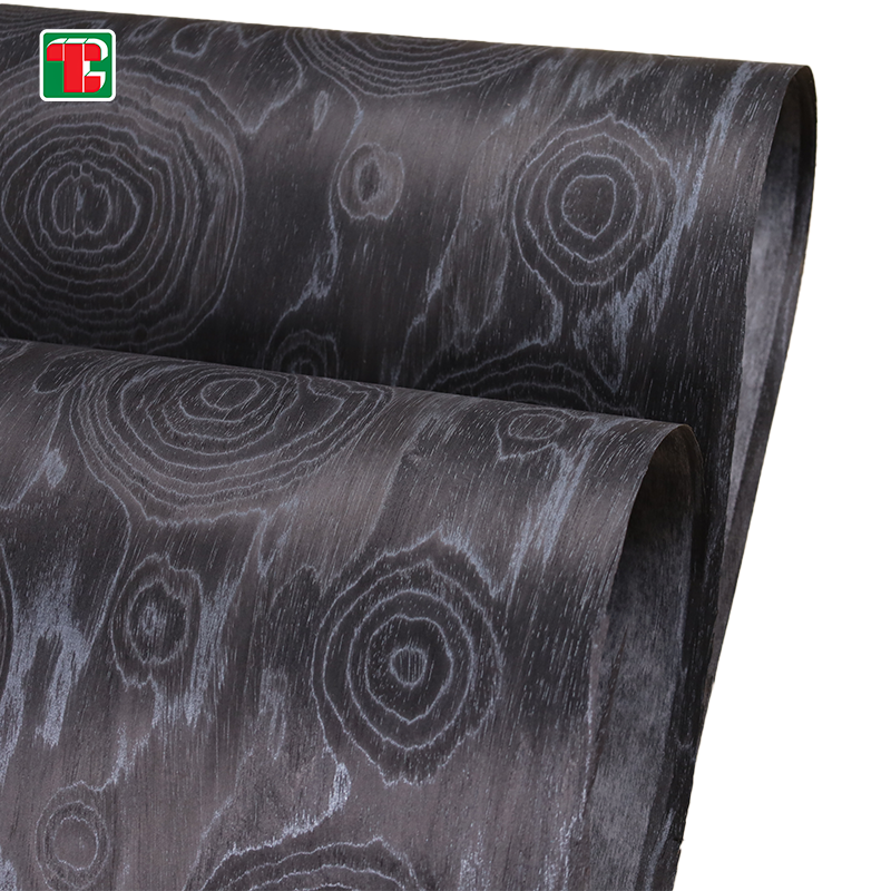 Custom Silver Ring Pattern recon burl veneer sheets texture and finish