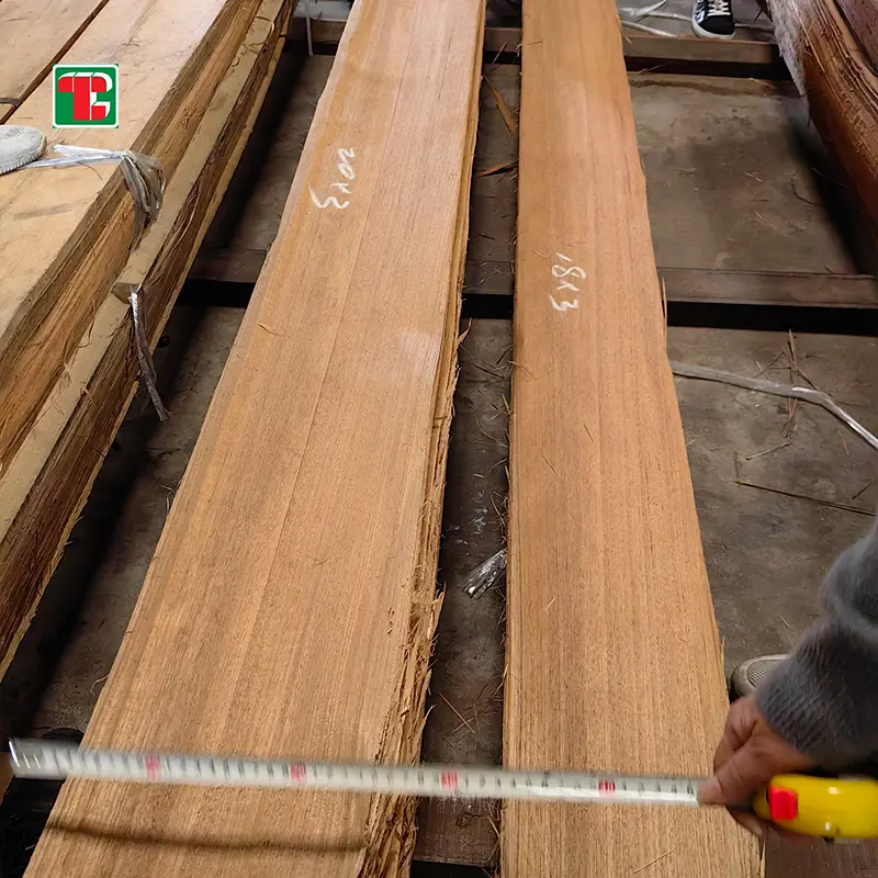 Natural Burma Teak Wood Veneer Sheets