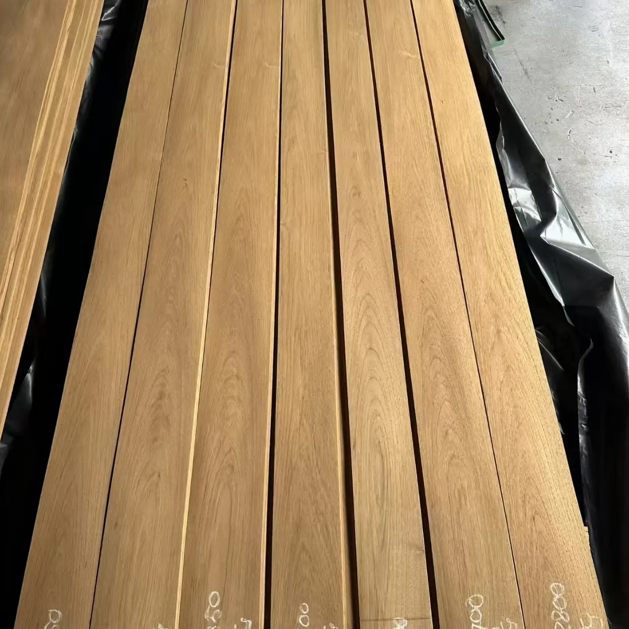 Quarter Cut Golden Burma Teak Natural Wood Veneer
