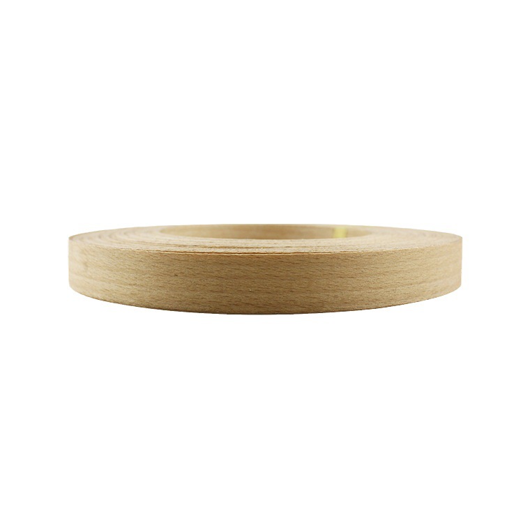 Beech natural wood veneer veneer edge banding for furniture and cabinet panels
