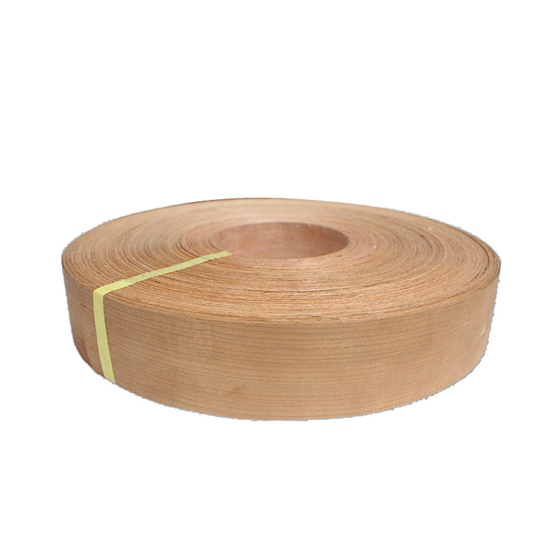 Cherry natural wood veneer veneer edge banding for furniture and cabinet panels