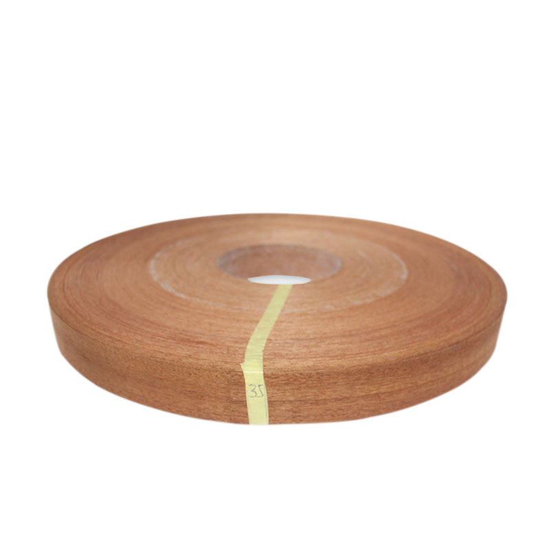 Sapele natural wood veneer veneer edge banding for furniture and cabinet panels